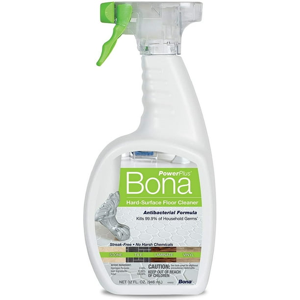 Bona HardSurface Floor Cleaner PowerPlus Antibacterial, Spray32 Fl Oz
