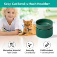 thumbnail image 5 of El cuenco elevado de comida para gatos amplía los platos elevados de comida para gatos para proteger la columna vertebral y aliviar la fatiga de los bigotes, 5 of 5