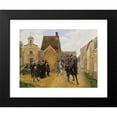 thumbnail image 2 of Pierre Petit-Gérard 14x11 Black Modern Framed Museum Art Print Titled - The Regiment's Triumphal Return (1891), 2 of 5