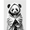 SKU-02, variant on Panda Monkey Tiger Wearing Bathrobe Poster Print Canvas Painting Fun Animal Art Mural Bathroom Toilet Home Decoration Picture50 x 70 cm, frameless,SKU-11