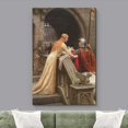 thumbnail image 2 of wall26 Framed Canvas Print Wall Art God Speed by Edmund Leighton Nature Wilderness Illustrations Fine Art Traditional Scenic Colorful Rustic for Living Room, Bedroom, Office - 12"x18", 2 of 5