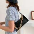 thumbnail image 4 of Bolso bandolera con cadena Chepihg para mujer blanco morado azul negro, 4 of 5