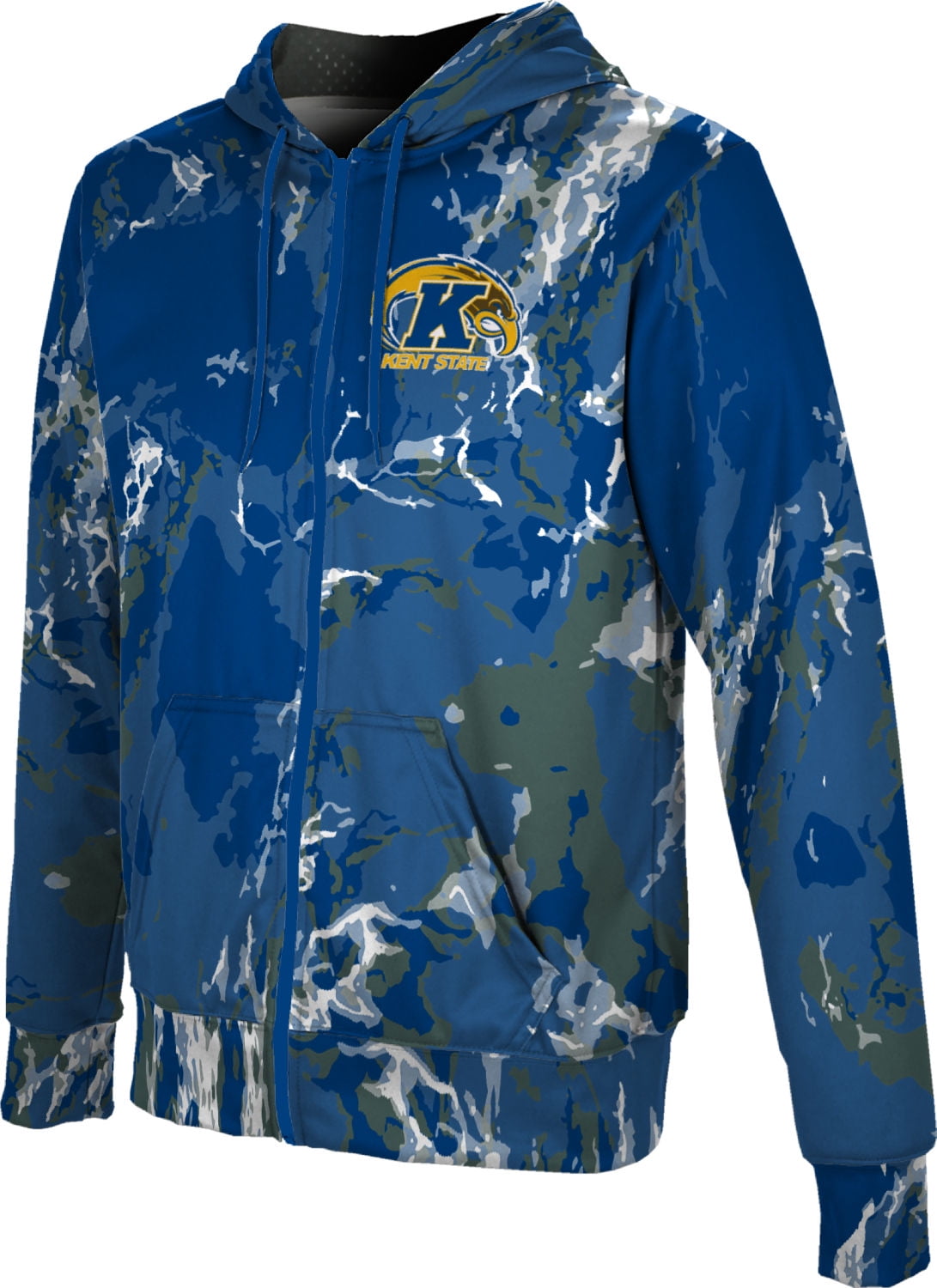 ProSphere Kent State University Boys Full Zip Hoodie Spray Over