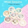 thumbnail image 3 of Sequínas De Uñas Brillantes, Lentejuelas De Clavos Brillantes Para Clavos Brillantes, Lentejuelas De Uñas, Accesorio De Bricolaje De Arte De Uñas Para Salón De Arte De Uñas, 3 of 7