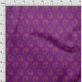 thumbnail image 3 of oneOone Polyester Lycra Fabric Paisley Block Print Fabric By The Yard 56 Inch Wide, 3 of 4