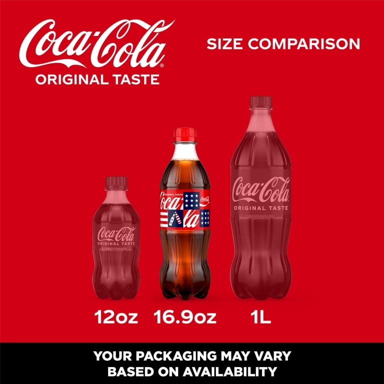 Coca-Cola Classic Soft Drink, Refreshing Coke Soda Pop, 16.9 fl oz