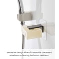 thumbnail image 6 of Yamazaki Home Traceless Adhesive Magnetic Soap Holder, Black, ABS Plastic, Supports 0.55 pounds, Adhesive, No Assembly, 6 of 7