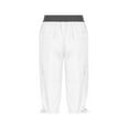 thumbnail image 4 of Yubnlvae Multi-Pocket Cargo Shorts for Women - Outdoor Sports Thin Cropped Pants (Loose Fit, Quick-Dry Hiking Bottoms) White S, 4 of 6