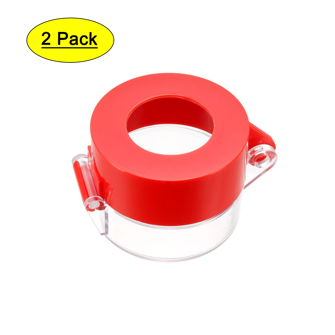 2pcs, Red Plastic Switch Cover Protector for 30mm Diameter Push Button