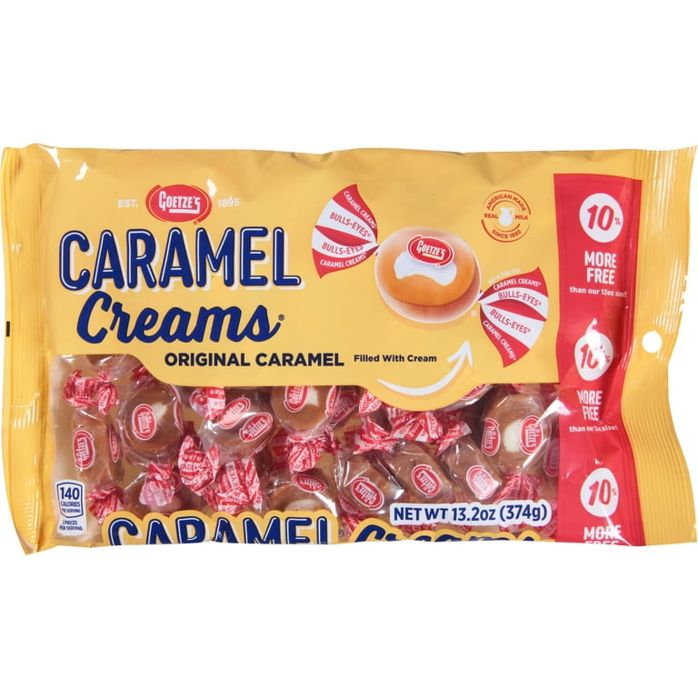 Goetze's Original Soft Creamy Caramel Candies Chews, Made with