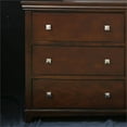 thumbnail image 4 of Furniture of America Brighton 2-Piece Solid Wood Dresser and Mirror in Cherry, 4 of 7