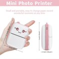thumbnail image 2 of Mini Pocket Printer Wireless Tooth Printers Thermal Photo Learning Printer Portable, 2 of 5