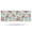 Pioneer Flower Floral Print Pattern-2, variant on Pioneer Flower Floral Print Pattern Bathroom Rugs Mat, Non Slip Microfiber Bathroom Rug with Rubber Backing, Soft Mats for Bathroom Floor Tub Shower, 17"x30"