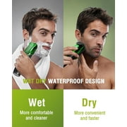 Obacre Vacuum Beard Trimmer for Men, Cordless Kit IPX7 Waterproof for Sideburns/Stubble