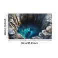 thumbnail image 3 of TIELUTT 3D Velvet Bath Mat Super Absorbent Non Floor Rug for Living Room Kitchen Entrance Not Blanket Throw Blanket Knot Large Knitted Throw Blankets Rugs Bedroom Fuzzy Room Rug, 3 of 6