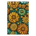 thumbnail image 5 of Bright Yellow Flowers Blackout Curtains for Living Room Bedroom 55W x 72/84L Insulated Window Drapes 2 Panels, 5 of 6