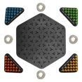 thumbnail image 3 of Rompecabezas de Ajedrez con Cadena Geométrica, Triangular, Juego Mesa, Ejercicio Interactivo Familiar, Pensamiento, Lógica para Niños, 3 of 5