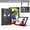 Black, variant on TECH CIRCLE for Samsung Galaxy Tab S9, S8, S7 (11") 3-Layer Rugged Shockproof Case with Shoulder Strap, Built-in Kickstand, S Pen Holder, Cute Spider Heavy Duty Tablet Cover, Red Blue