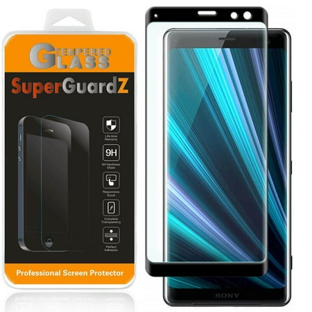 For Sony Xperia XZ3 - SuperGuardZ Full Cover Tempered Glass Screen Protector, Edge-To-Edge, 9H, Anti-Scratch, Anti-Bubble,