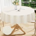 thumbnail image 1 of Rectangle Table Cloth x Wipeable Vinyl Tablecloths Protector Oil Spill Proof Plastic Table Cover for Dining Picnic Camping Outdoor, 1 of 5