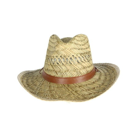 Men's Rush Straw Lightweight Safari Hat with Chin Cord,  Natural