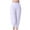 White, variant on CLOISE Capris for Women Stretch Yoga Pants Elastic High Waisted Palazzo Pants Summer Casual Fashion Solid Loose Lightweight Cropped Flowy Trousers Black S