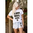 thumbnail image 4 of US Army Wife Life Military Logo Women Plus Size Graphic Tee Tees Brisco Brands 4X, 4 of 5