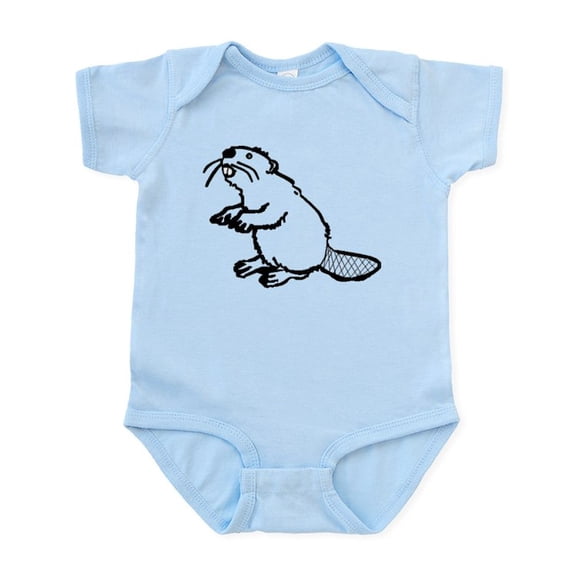 CafePress - Oregon Beaver Infant Bodysuit - Baby Light Bodysuit, Size Newborn - 24 Months