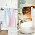 thumbnail image 7 of Yayeee 100% Cotton Hand Towels for Bathroom 16" x 28" Soft Absorbent Kitchen Towel, Blue Gradient, 7 of 7