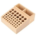 thumbnail image 3 of 48 Holes Storage Rack Leather Craft Tool Holder Box Leather DIY Tool Holder Case 48 Holes Rack, 3 of 12