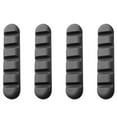 thumbnail image 3 of WHAMVOX  4 Pcs Auto Door Protector Accessories Shock Bumper Guard Black, 3 of 8