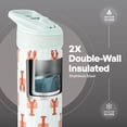 thumbnail image 3 of TAL 26oz Stainless Steel Ranger Water Bottle with Easy Sip Straw, Lobster, 3 of 8