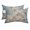 Blue, Sky, Sand, Azure, variant on Brown Green Copper Rust Outdoor Pillows for Chaise Lounge Chair Beach Headrest Pillow Set of 2 Waterproof Lumbar Pillows with Insert&Strap Vintage Industrial Mottled Abstract Pool Pillow 11"x16"