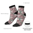 thumbnail image 6 of Pofeuu Rose Flowers Print 30cm Socks, Adult Running Hiking Socks for Youth and Adult, 6 of 7