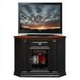 thumbnail image 1 of Leick Meuble d'Angle 46" en Noir et Cerise, 1 of 1