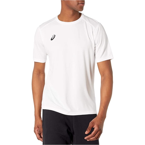 Camiseta básica con logotipo de ASICS para hombre, blanca, XXL