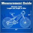 thumbnail image 3 of NEH Deluxe Bike Rack Cover Hitch Mounted SUV Truck RV Hanging Racks, Covers 1 Full-Size Bicycle (Or 2 Closely Mounted Bikes), 3 of 4