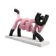 thumbnail image 2 of Estatua de gato abstracta, figura de gato, decoración de habitación infantil, adorno de resina europeo para 31.5CMX10CMX22CM, 2 of 9