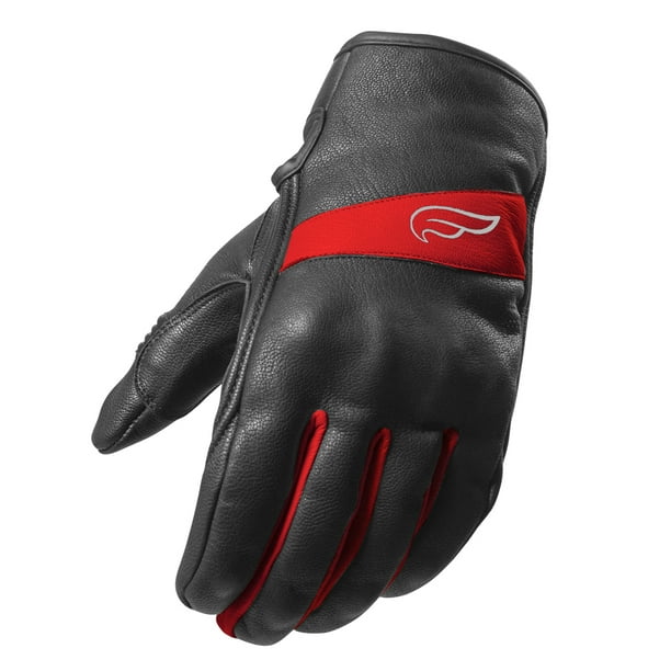 Fulmer, GS12REDL, Sportsman Motorcycle Gloves Red, Large