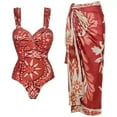 thumbnail image 2 of Trajes de baño de una pieza para mujer Traje de baño estampado diario para mujer Traje de baño conservador de cuerpo unido Conjunto de falda de playa estampada Traje de baño para mujer, 2 of 6