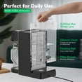 thumbnail image 2 of Ecoviva EM5 Countertop RO Water Filter, 8-Stage RO with Alkaline Mineralization, 40oz Glass Pitcher, Compact, Installation-Free, 13.6" x 12.4" x 6.8", Home & RV, with Extra RO Filter, 2 of 10