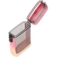 thumbnail image 3 of Extra Thick Waterproof Clear ABS Cigarette Case - 20-Count Sealed Smoke Storage Box with Lanyard, Outdoor Moistureproof Holder for Men, Portable Compact Design , Cigarette Holder Case,Pink, 3 of 11