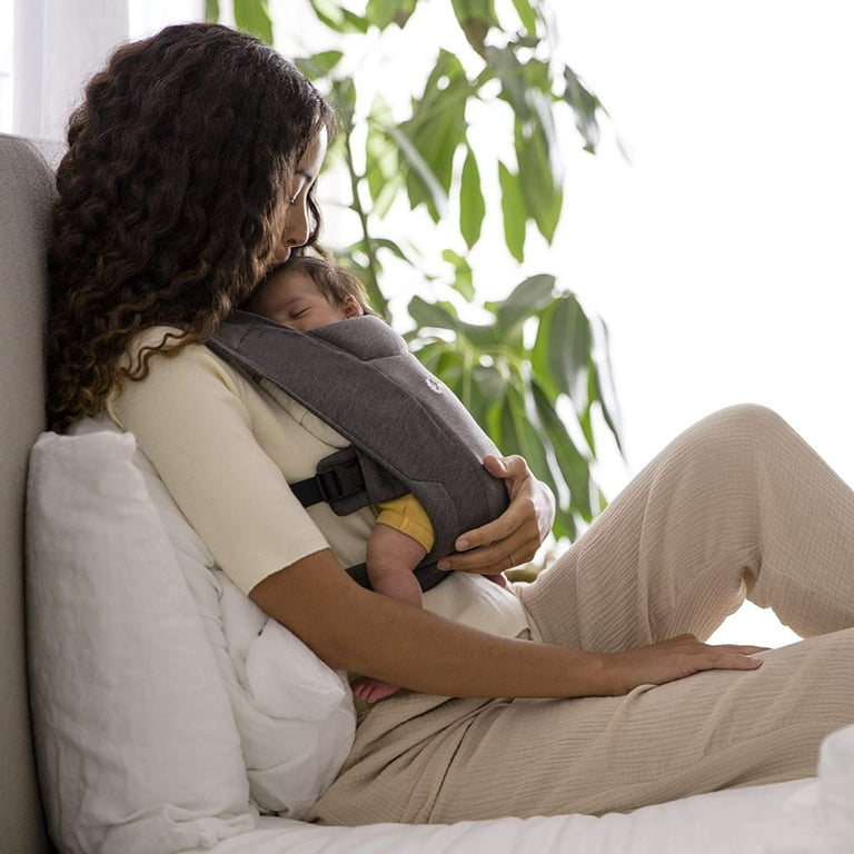  Ergobaby Embrace Cozy Newborn Essentials Baby Carrier Wrap  (7-25 Pounds), Soft Air Mesh, Soft Grey : Baby