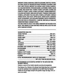 Pure Balance Pro+ Small Breed Chicken and Pea Recipe Dry Dog Food, 8 lb