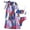 Light Purple, variant on Lu's Chic Women's Sexy 3 Piece Bathing Suit Brazilian Bikini Bottoms Sheer Cheeky Cover Up Wrap Low Rise Summer Backless Swimsuit Printed Red 12