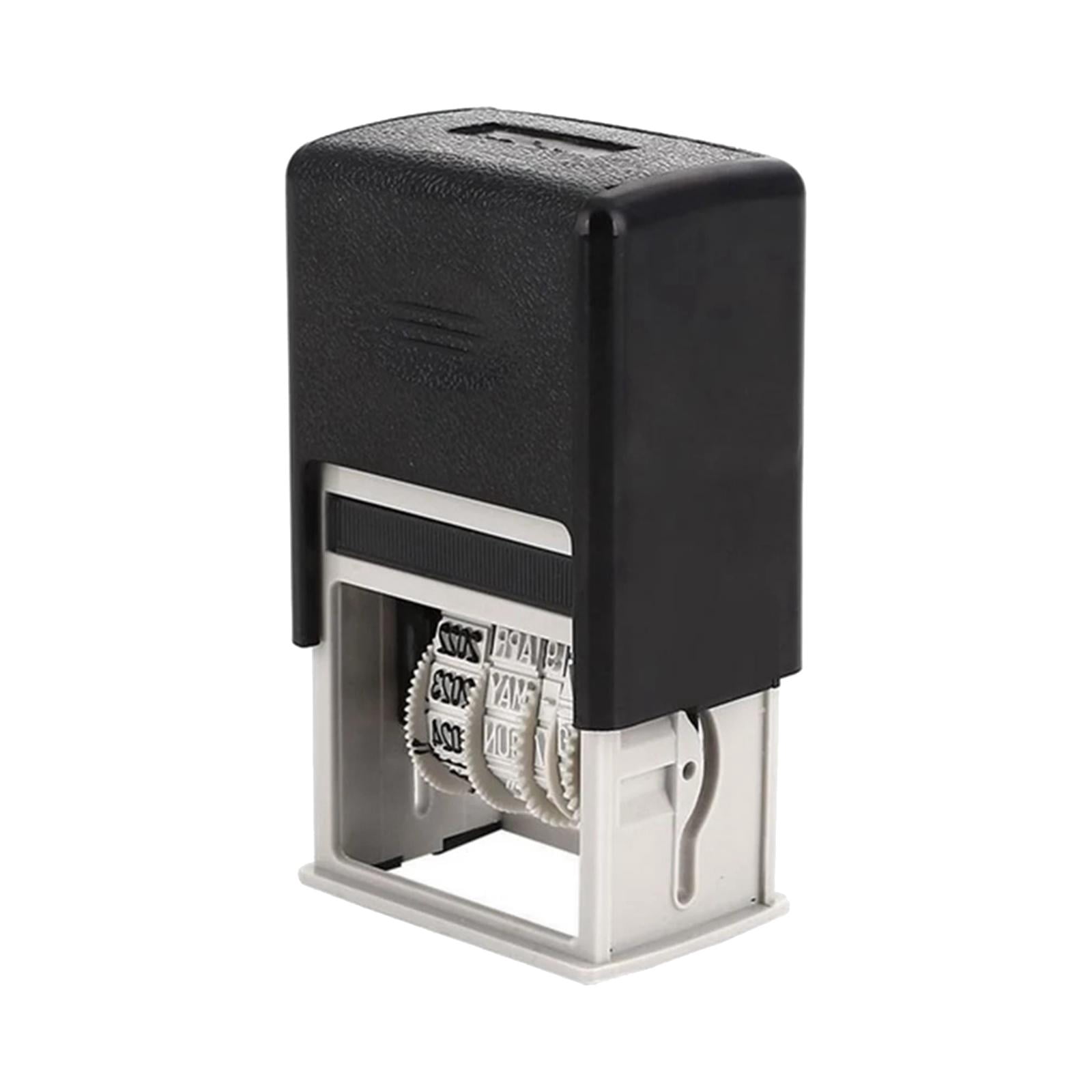 Tampon Dateur Manuel Pour œufs - Marque Mois Et Jour, Caractères 4 Mm - Avec Encreur Noir Et Guide D'utilisation Tampon Dateur œufs Manuel