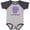 Baseball Heather and Navy, variant on Inktastic I Love My Nana Elephant Purple Blue Boys Baby Bodysuit
