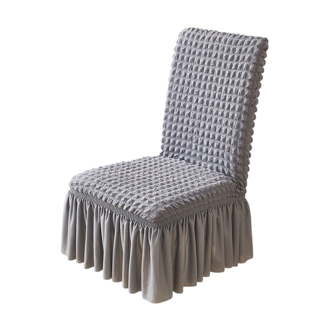 Btomtd Removable And Washable Chair Cover Easy To Install And Clean Stretch Chair Cover Suitable For Home Kitchen Banquet Hotel Chair Cover, Gray