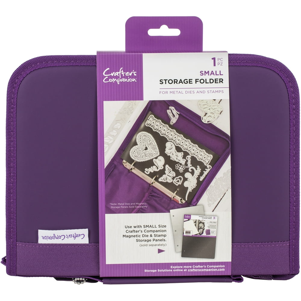 Crafter's Companion Stamp & Die Storage FolderSmall, Purple Walmart