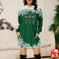 thumbnail image 1 of WILLBEST Vestidos Sudadera Larga Con Estampado Navideño Para Mujer, Top Informal Y Cómodo Para Las Fiestas, 2025 Elegante Y Acogedor Para La Temporada De Invierno, 1 of 3